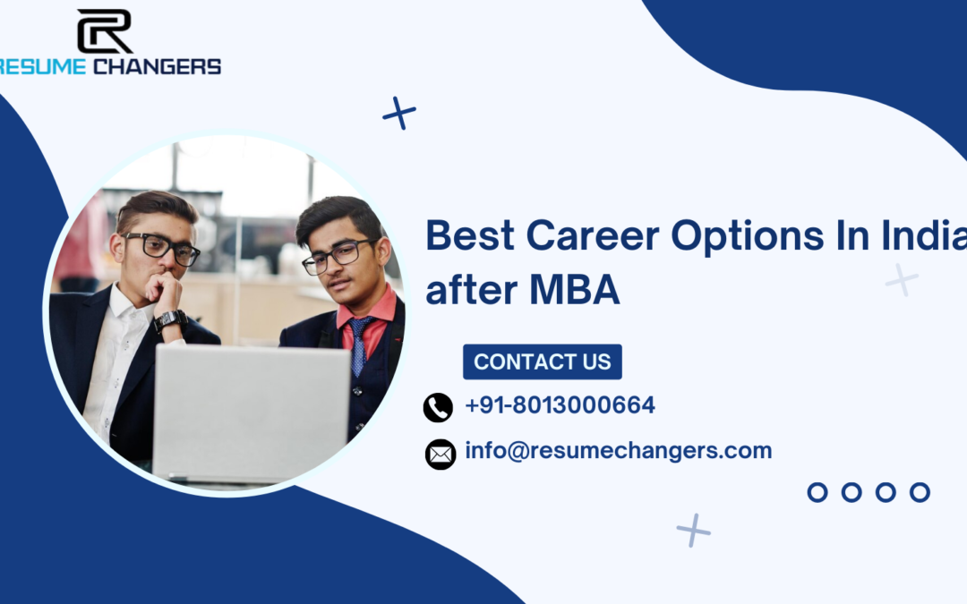 Best Career Options In India after MBA