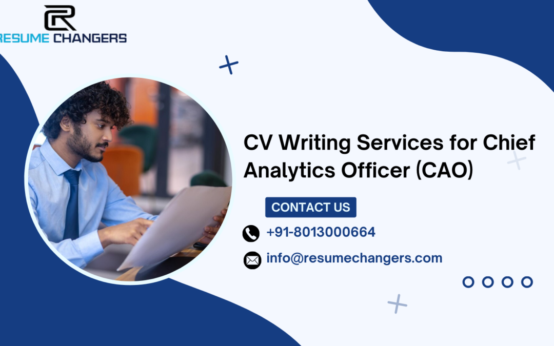 CV Writing Services for Chief Analytics Officer (CAO)